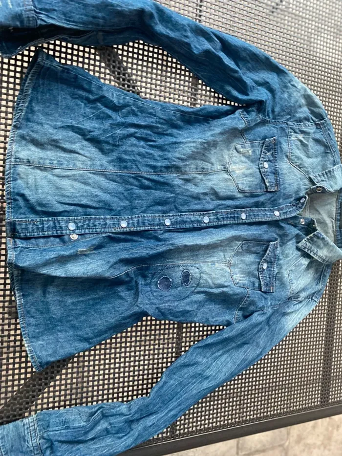 Chemise en Jean Invictus S - photo numéro 5