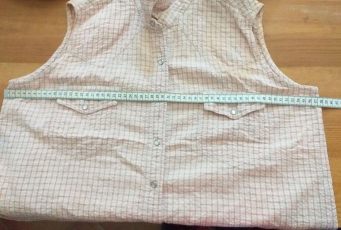 Chemise sans manches à carreaux - photo numéro 5