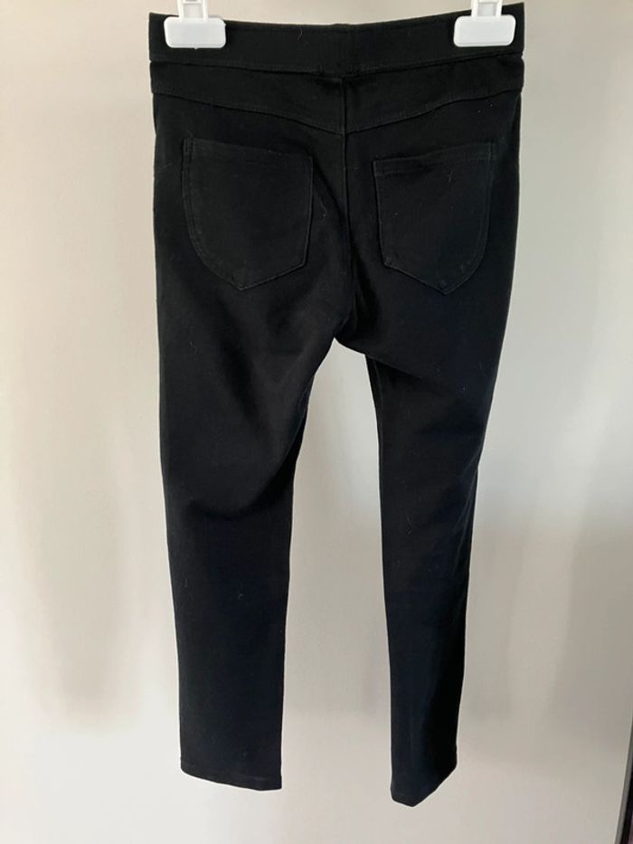 Pantalon noir skinny Kiabi 8 ans - photo numéro 2