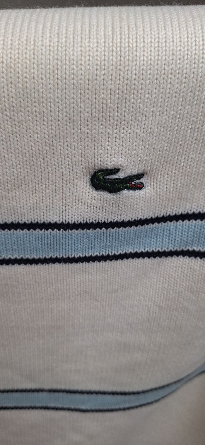 Pull rayé vintage Lacoste - photo numéro 4