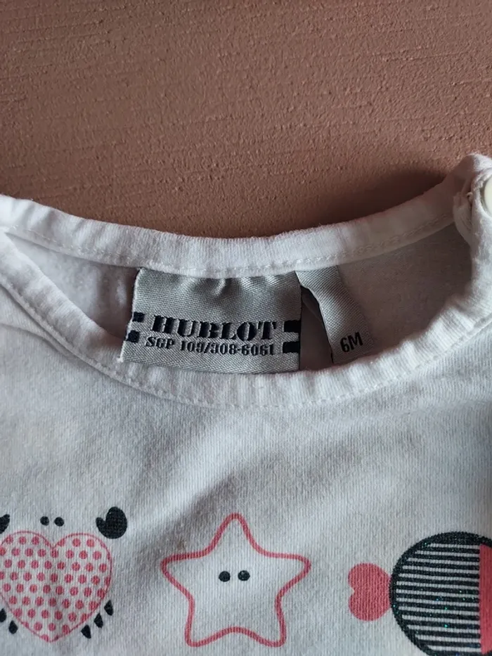 lot 6 tee shirt manches longues 6 mois - photo numéro 7