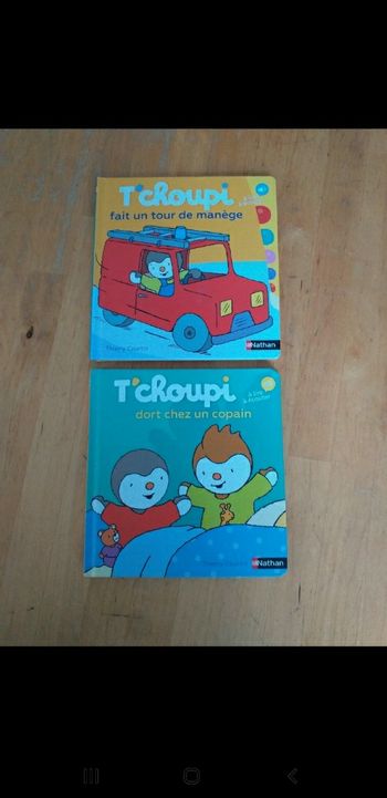 Lot 2 titres T'choupi