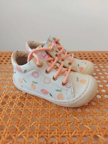 Chaussures premiers pas Naturino Cocoon citrons oranges 21