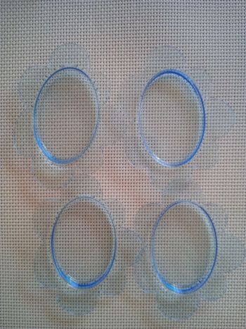 4 mini plats bleu ciel * prix 2e * kiki60230