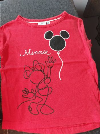 T shirt rouge minnie