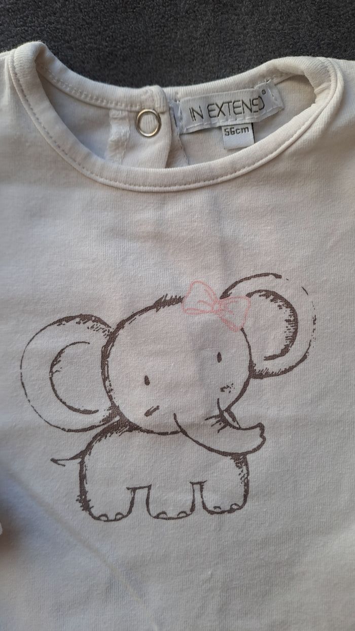 T shirt fille 1mois - photo numéro 2