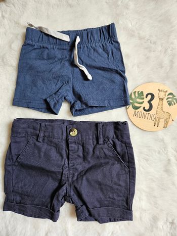 Lot 2 short 3 mois