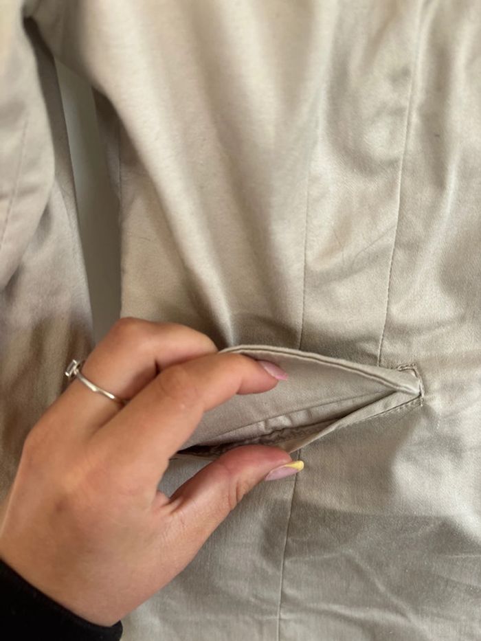Veste blazer beige - photo numéro 3