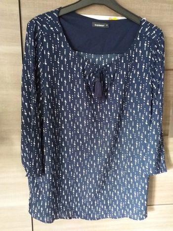 Tunique bleu taille 40