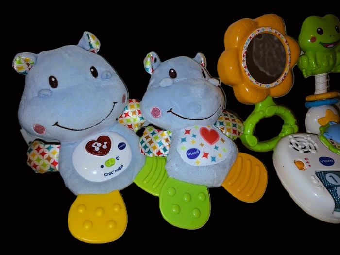 Gros lot 5 jouets Vtech Croc Hippo interactif + coffret éveil des sens - photo numéro 2