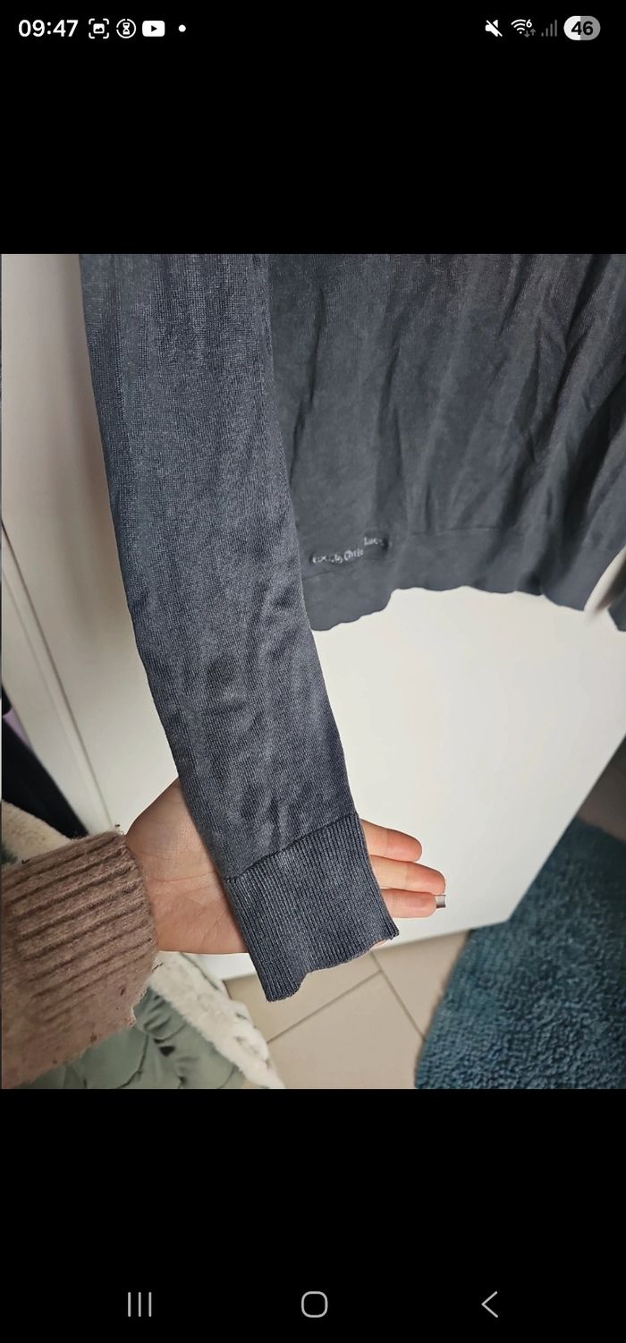 Pull col v homme neuf taille xl - photo numéro 3