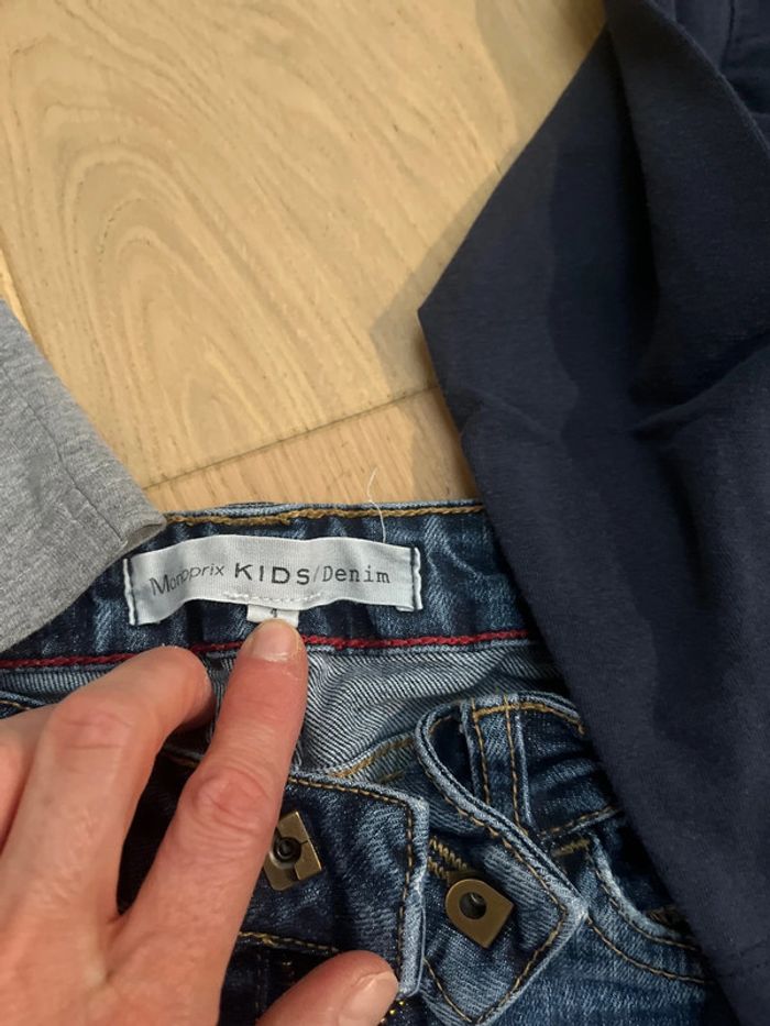 Ensemble, jean et T-shirt petit bateau, 4 ans - photo numéro 4