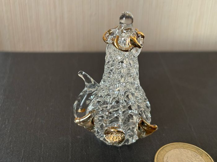 Lot de 2 théières miniatures vintage en verre filé - photo numéro 6