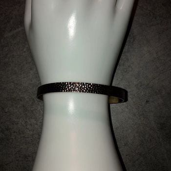 Bracelet métal argenté