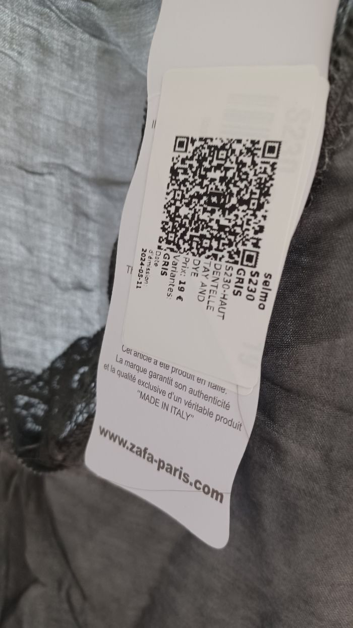 Haut gris - photo numéro 3