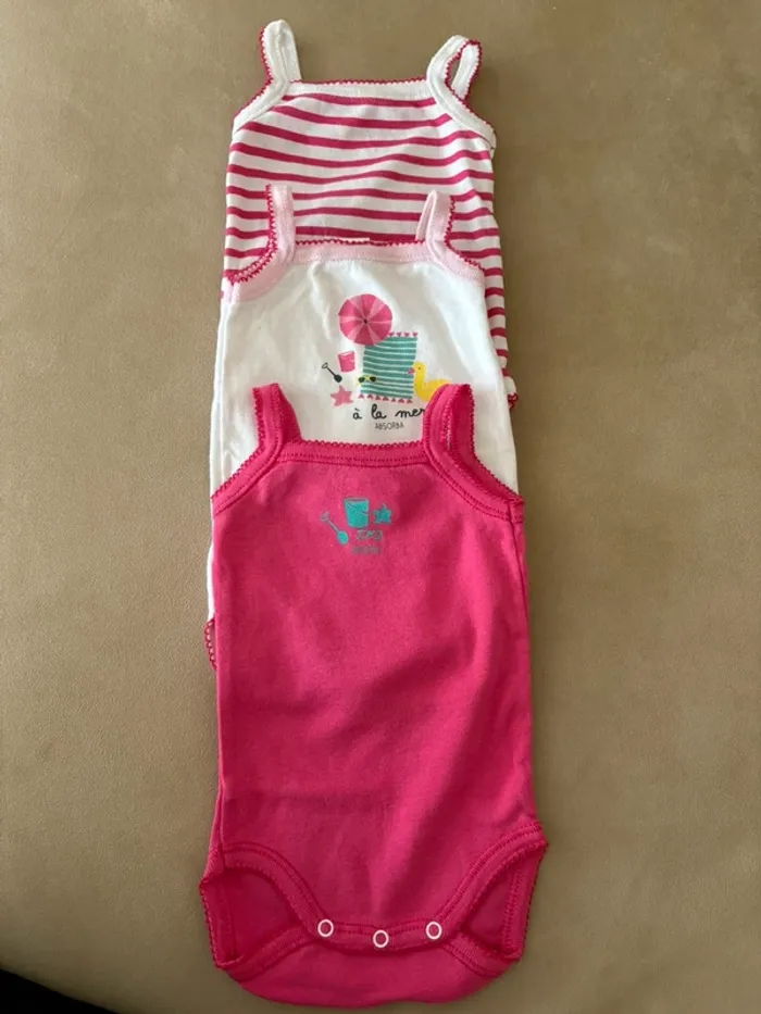 Lot de 3 bodies absorba