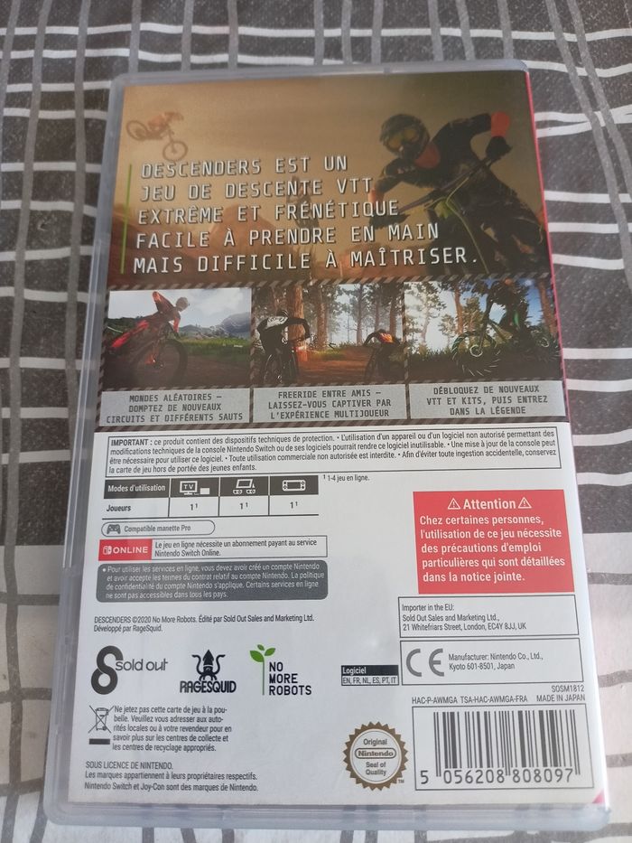 Nintendo Switch descenders - photo numéro 2