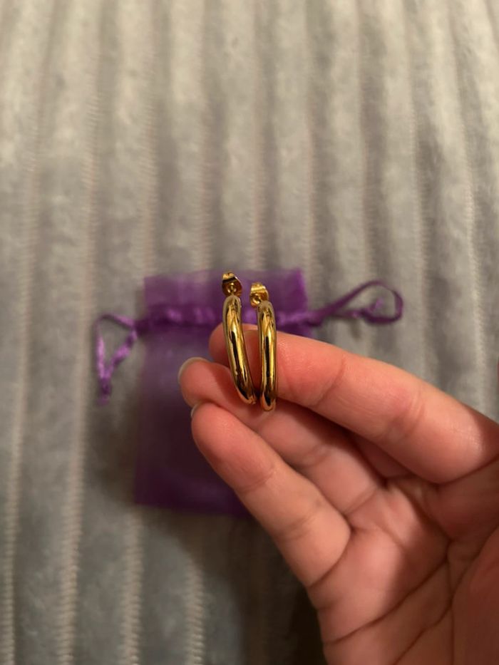 Boucles d’oreilles en acier inoxydable - photo numéro 6