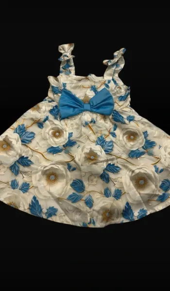 Robe noeud bleu
