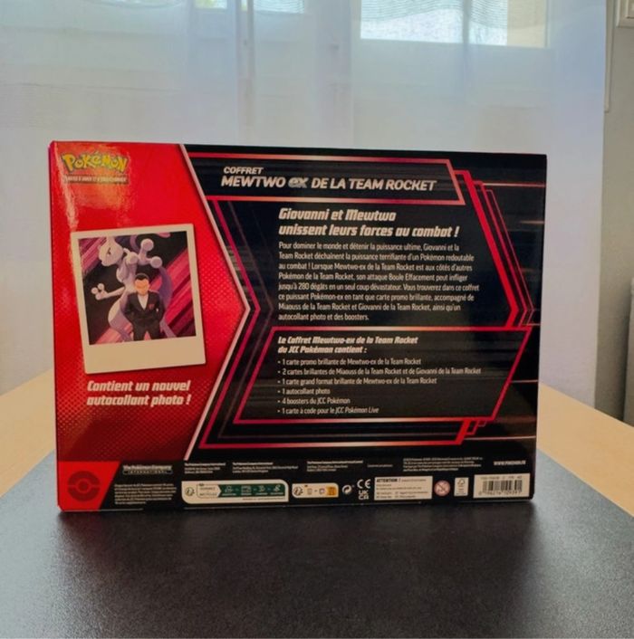 Pokémon Coffret Mewtwo ex de la team rocket neuf Français - photo numéro 3