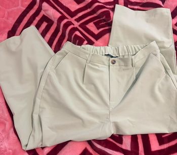 Pantalon large vert pomme