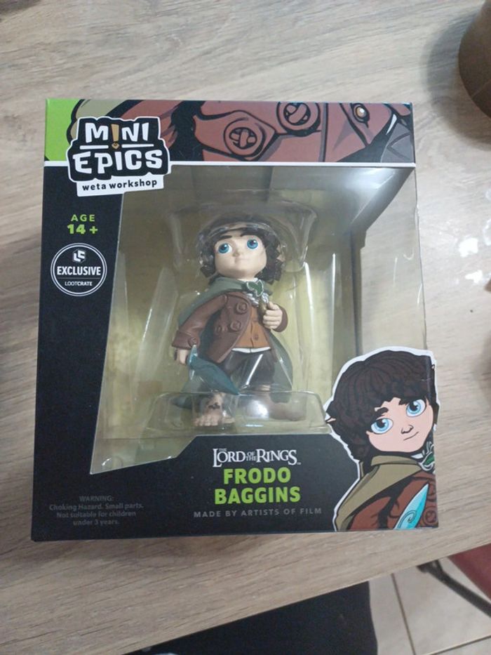 Figurine Frodon Sacquet  - Frodo Baggins - Mini Epics - Weta Workshop