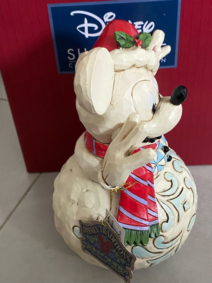 Figurine disney traditions Mickey bonhomme de neige - photo numéro 3