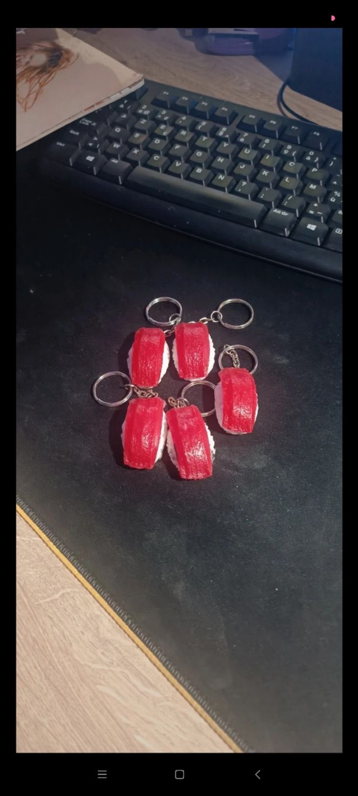 Porte clés sushi - photo numéro 4