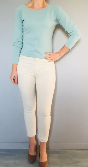 Petit pull turquoise