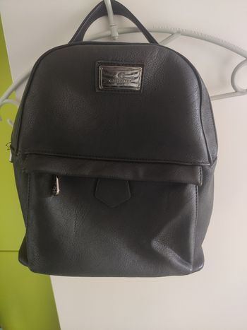 Petit sac à dos style cuir noir