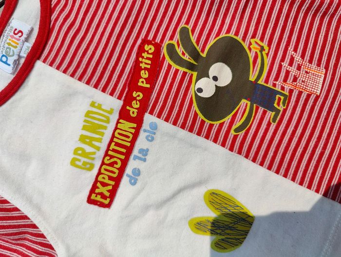 Ensemble garçon rouge et blanc la compagnie des petits 12 mois - photo numéro 3