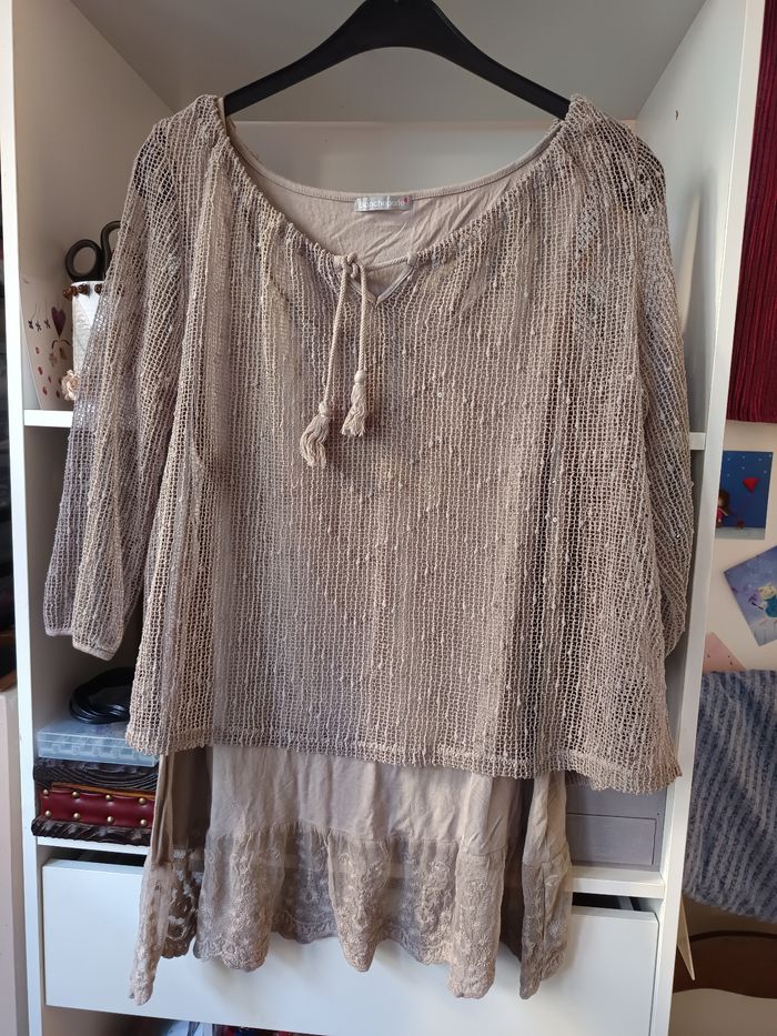 Blouse manches longues