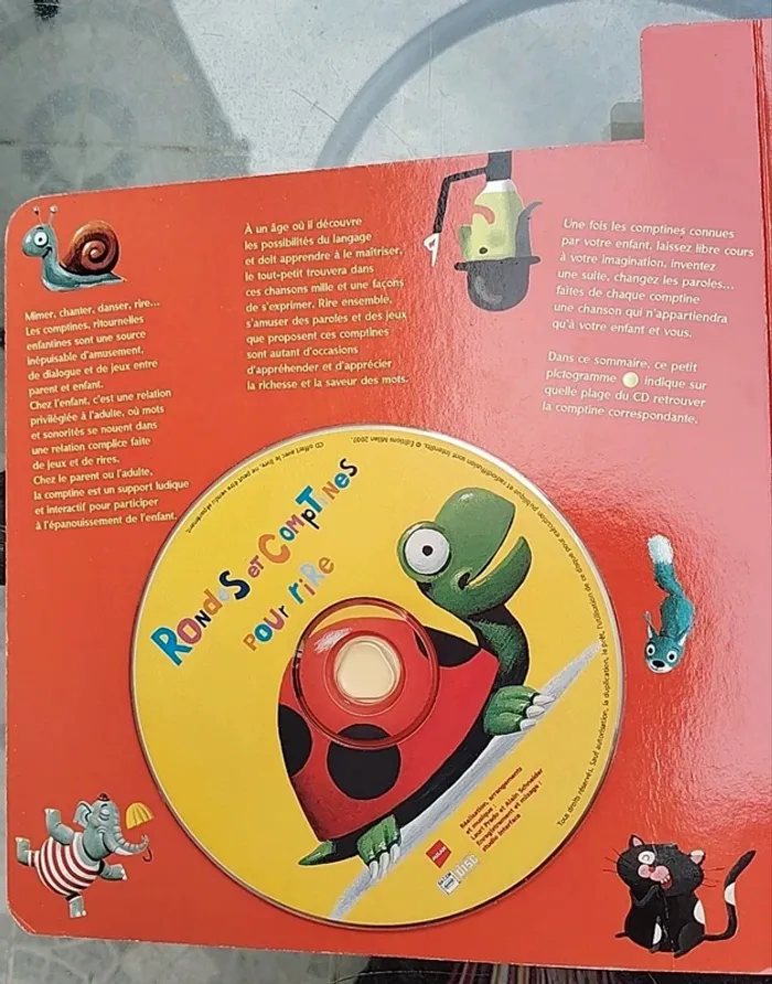 Ronds et comptines pour rire avec Cd - photo numéro 2