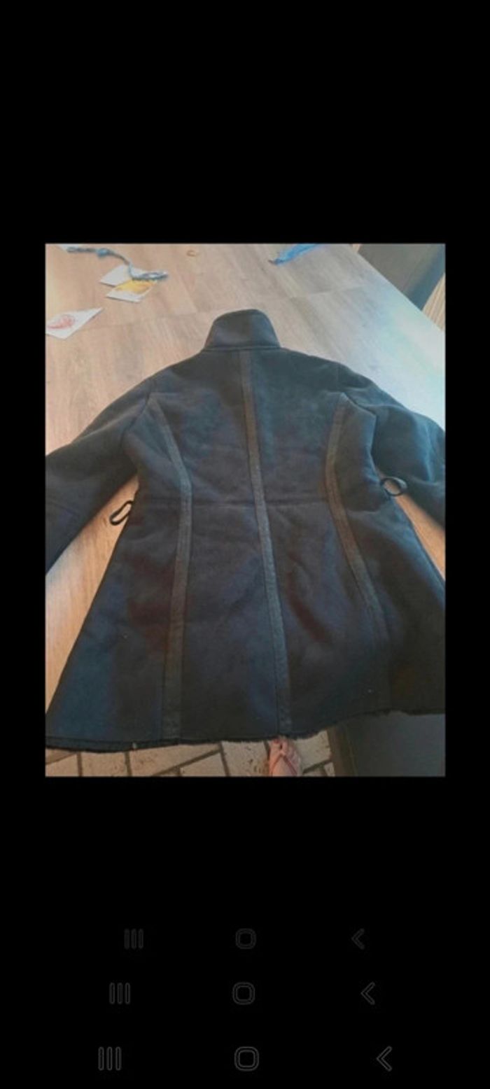 Manteau neuve bleu matine taille 38 - photo numéro 4