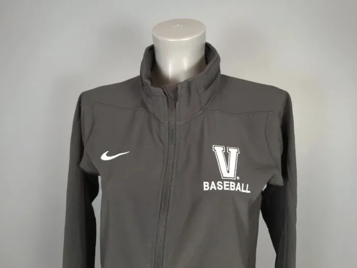 Veste a capuche vintage full zip nike femme taille M noire - brodé - photo numéro 2