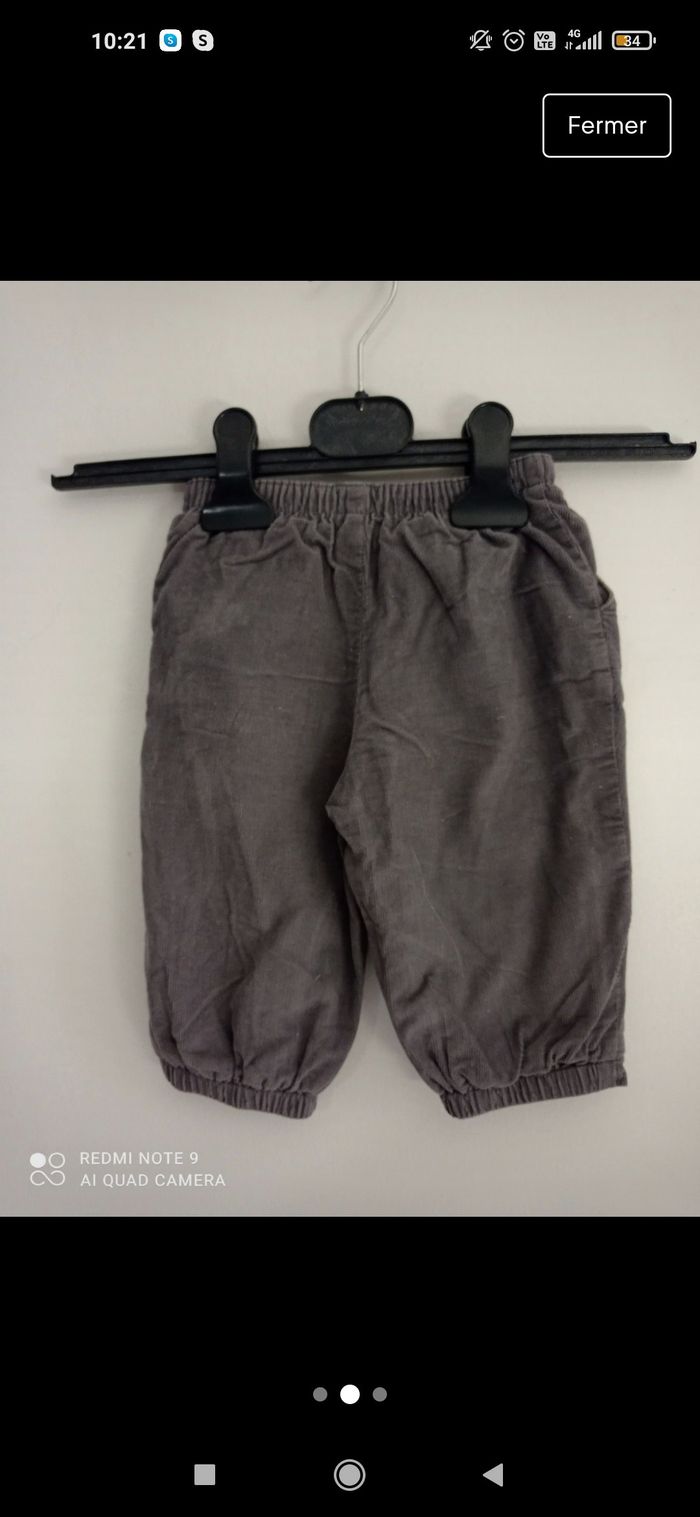 Pantalon bout'chou 9 mois - photo numéro 2