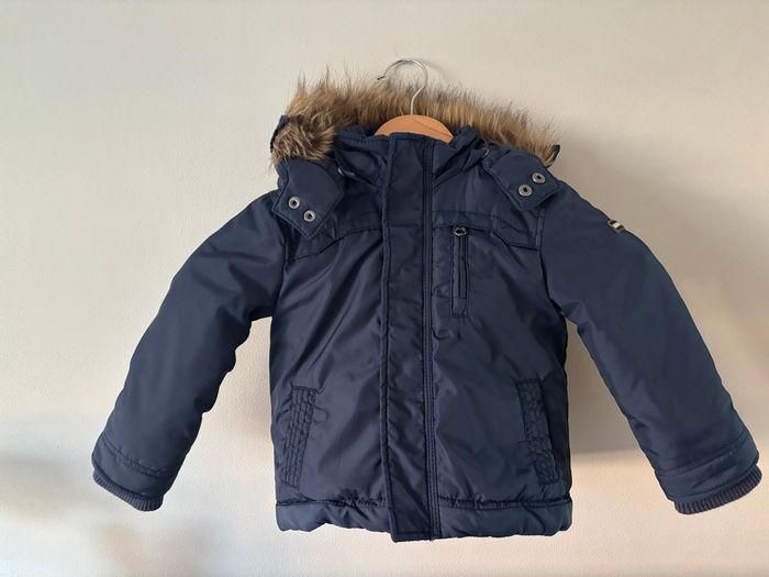 Parka/Manteau Hiver Chaud (doublure polaire) Tommy Hilfiger - Taille 86 (18-24 Mois) en parfait état