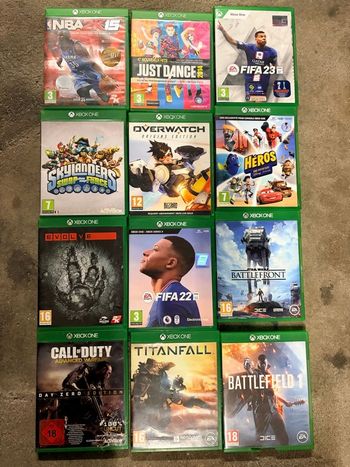 Jeux Xbox one lot 