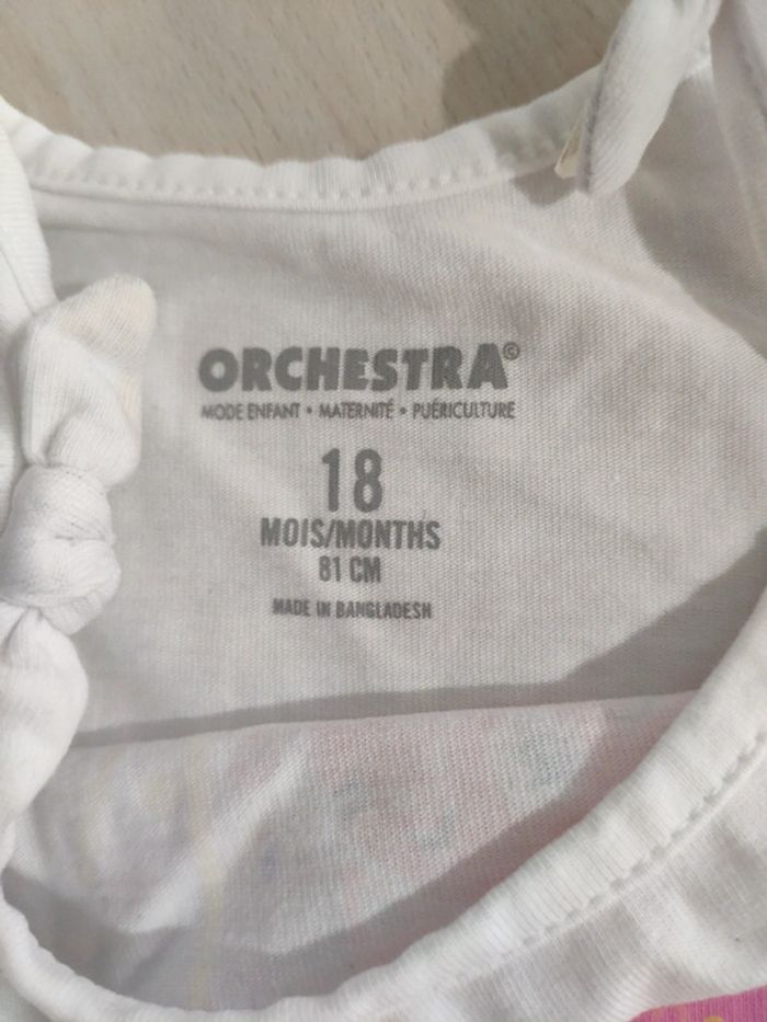 T shirt débardeur Orchestra ICE cream team 18 mois - photo numéro 4