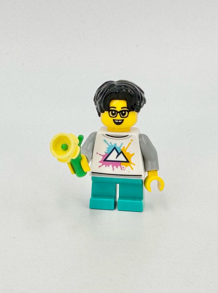 Lego Ideas Le Jardin Botanique : Le Garçonnet offrant une fleur (visage double) - NEUF - photo numéro 2