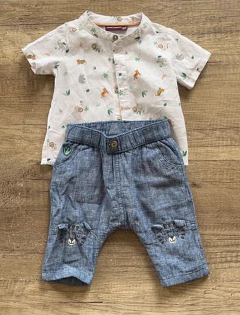 Chemise pantalon lot taille 3 mois sergent major