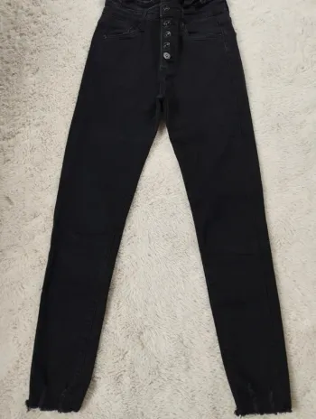Jean slim noir taille haute marivy 36