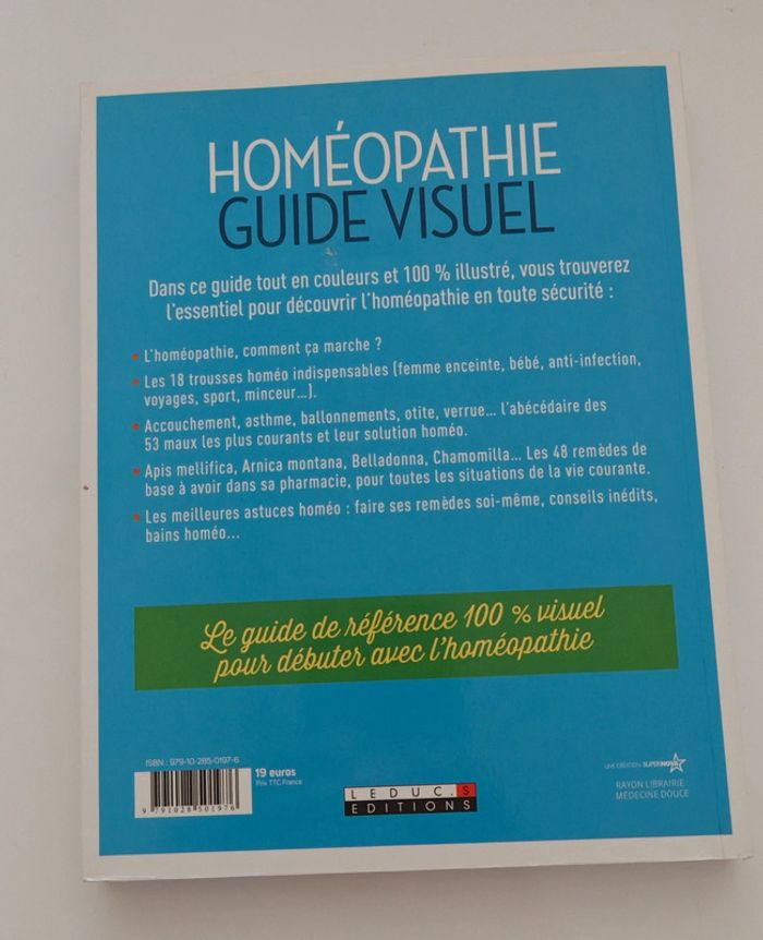 Homéopathie – Guide visuel - Albert-Claude Quemoun | Soins naturels illustrés, état neuf - photo numéro 2