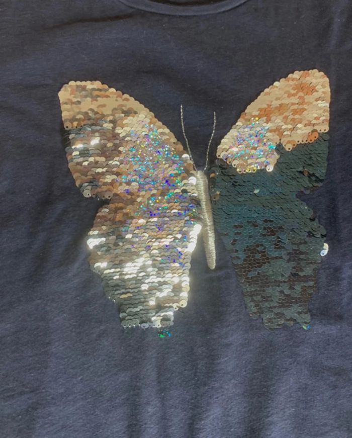 Lot de 2 t-shirts H&M 8/10 ans - photo numéro 2