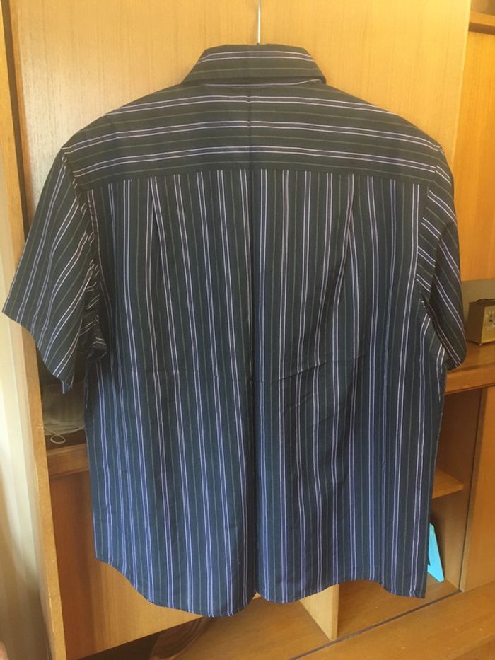 Chemise manches courtes noir Angelico Litrico taille XL - photo numéro 2