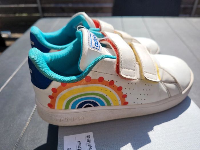 Adidas advantage arc en ciel taille 27 - photo numéro 5