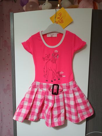 Robe été fluo 2 ans 