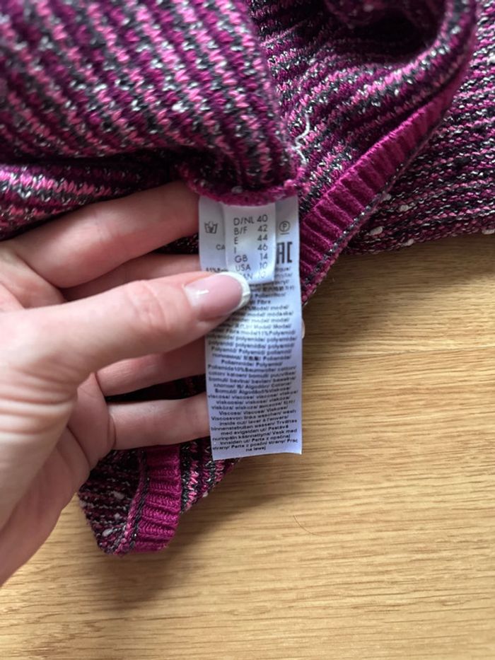 Pull mauve taille 42 - photo numéro 2