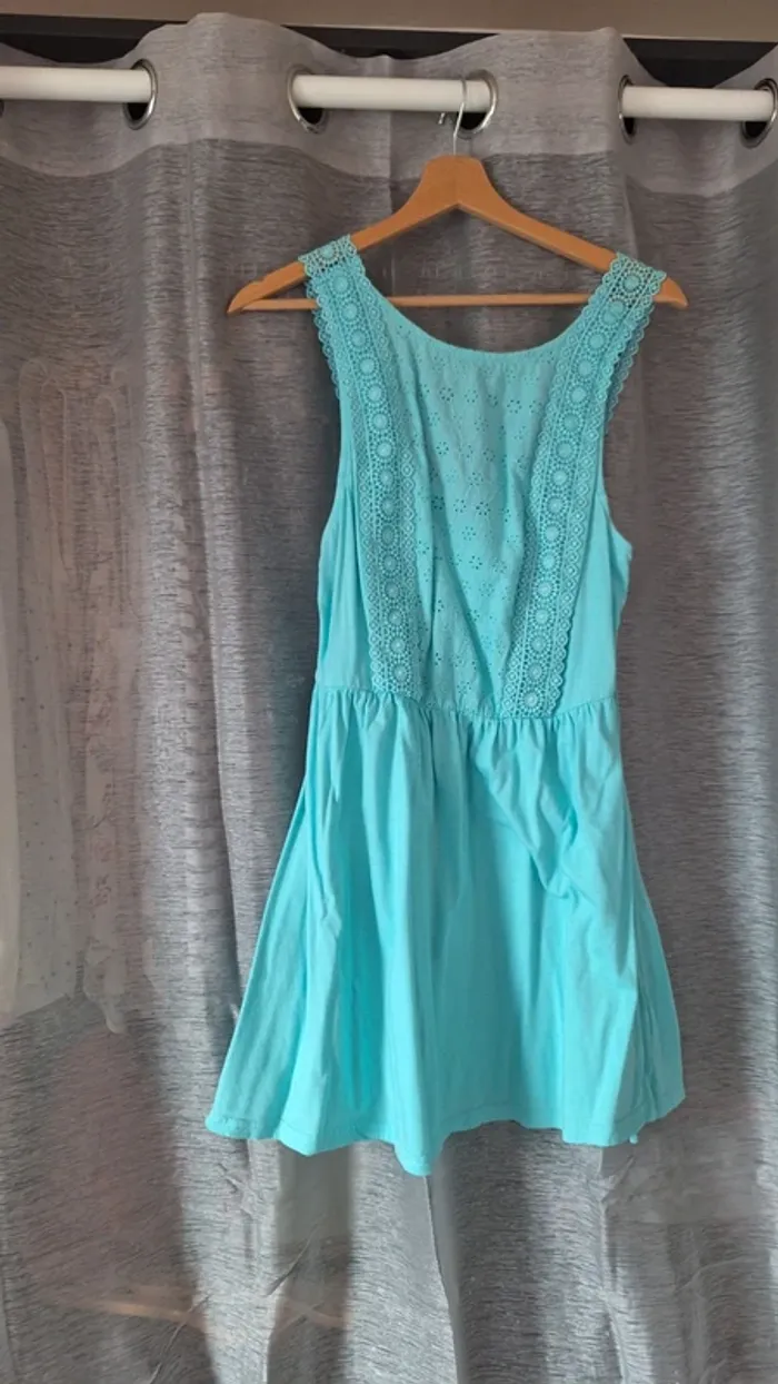 Robe d'été vert d'eau