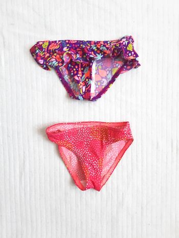 Lot de 2 culottes de bain Décathlon 98/104 cm